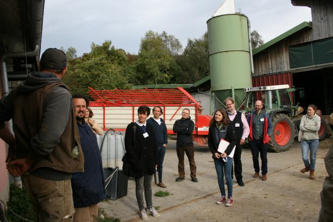 Besuch beim Bauernhof