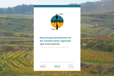 Cover KOPOS Bericht Neue Kooperationsformen für die Transformation regionaler Agri-Food-Systeme